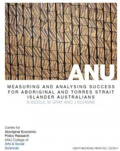 Measuring and analysing success for Aboriginal and Torres Strait Islander Australians