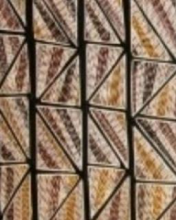 Terry Ngamandarra Wilson, Gulach (detail), painting on bark, private collection © Terry Ngamandarra, licensed by Viscopy, 2016